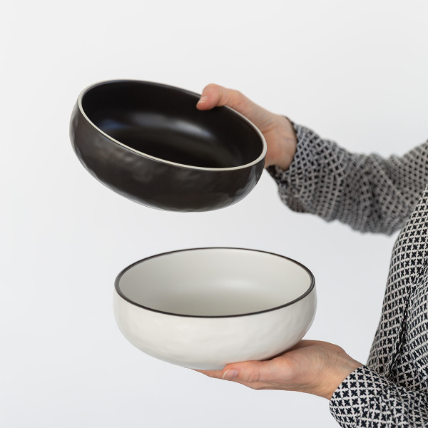 Miska 19,3 cm | Elements Yin & Yang black