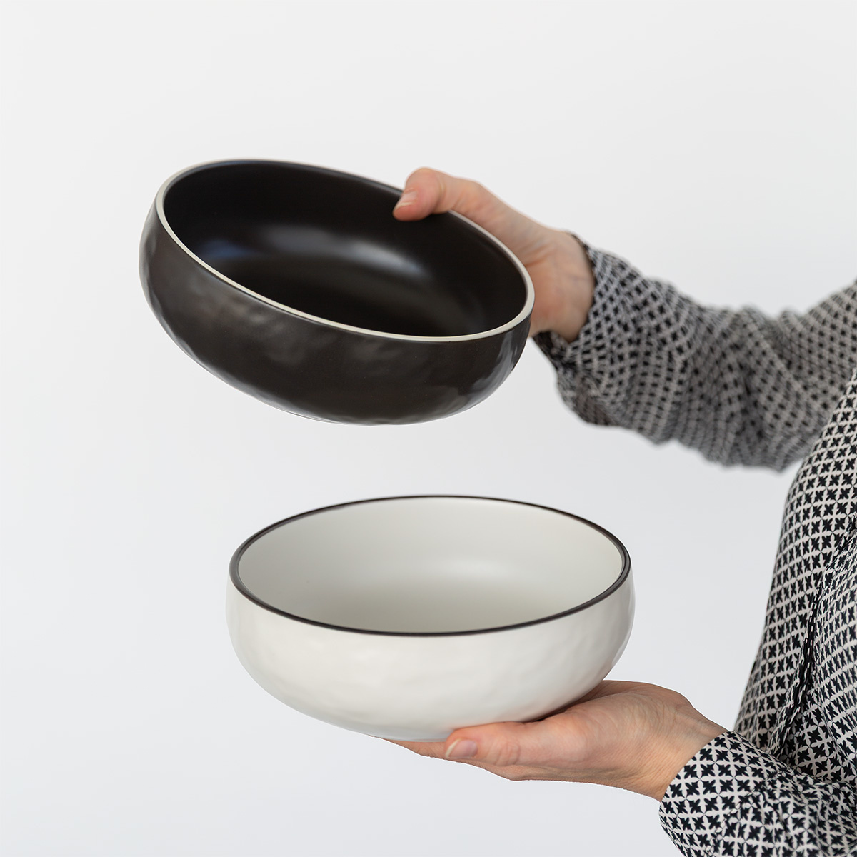 Miska 19,3 cm | Elements Yin & Yang black