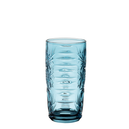 Szklanka typu longdrink 370 ml | Marvia Vintage niebieska