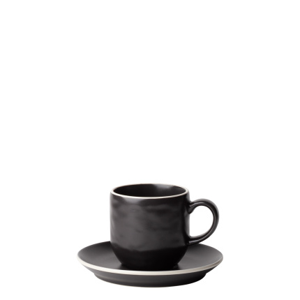 Zestaw do kawy 12 el. | Elements Yin & Yang black