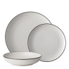 Zestaw talerzy 18 szt. — Elements Yin & Yang white