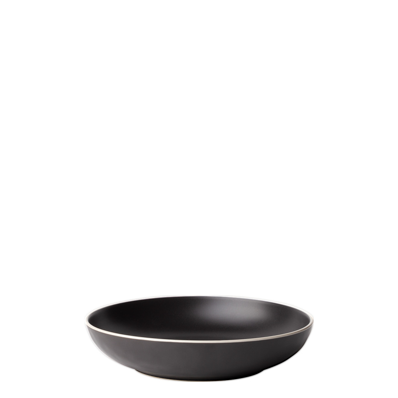 Zestaw talerzy 18 el. | Elements Yin & Yang black