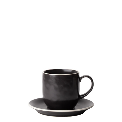 Zestaw filiżanek 12 szt. | Elements Yin & Yang black