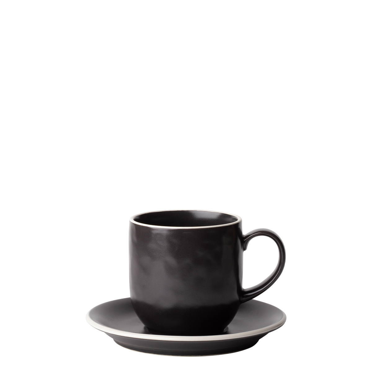 Zestaw filiżanek 12 szt. | Elements Yin & Yang black