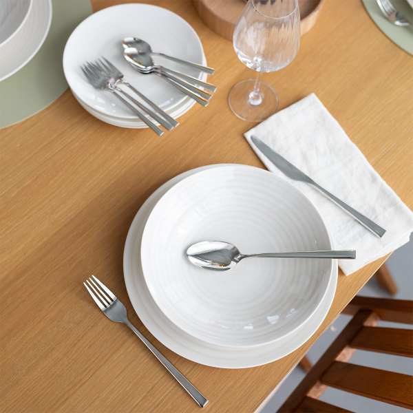 Zestaw talerzy 12 szt. | Premium Platinum Line Rocca