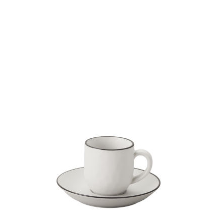 Zestaw do mokki 12 el. | Elements Yin & Yang white