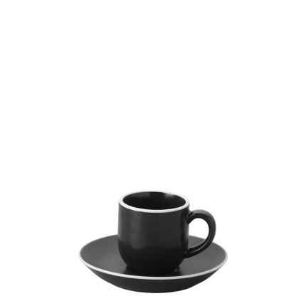 Zestaw do mokki 12 el. | Elements Yin & Yang black