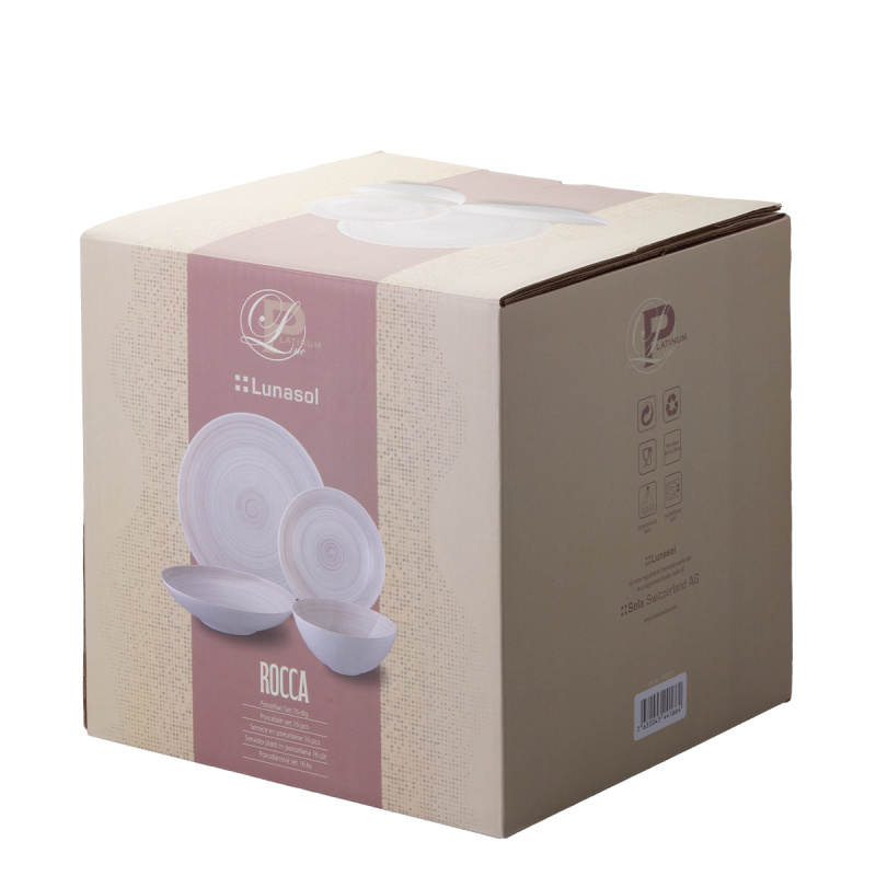 Zestaw talerzy 16 el. | Premium Platinum Line Rocca