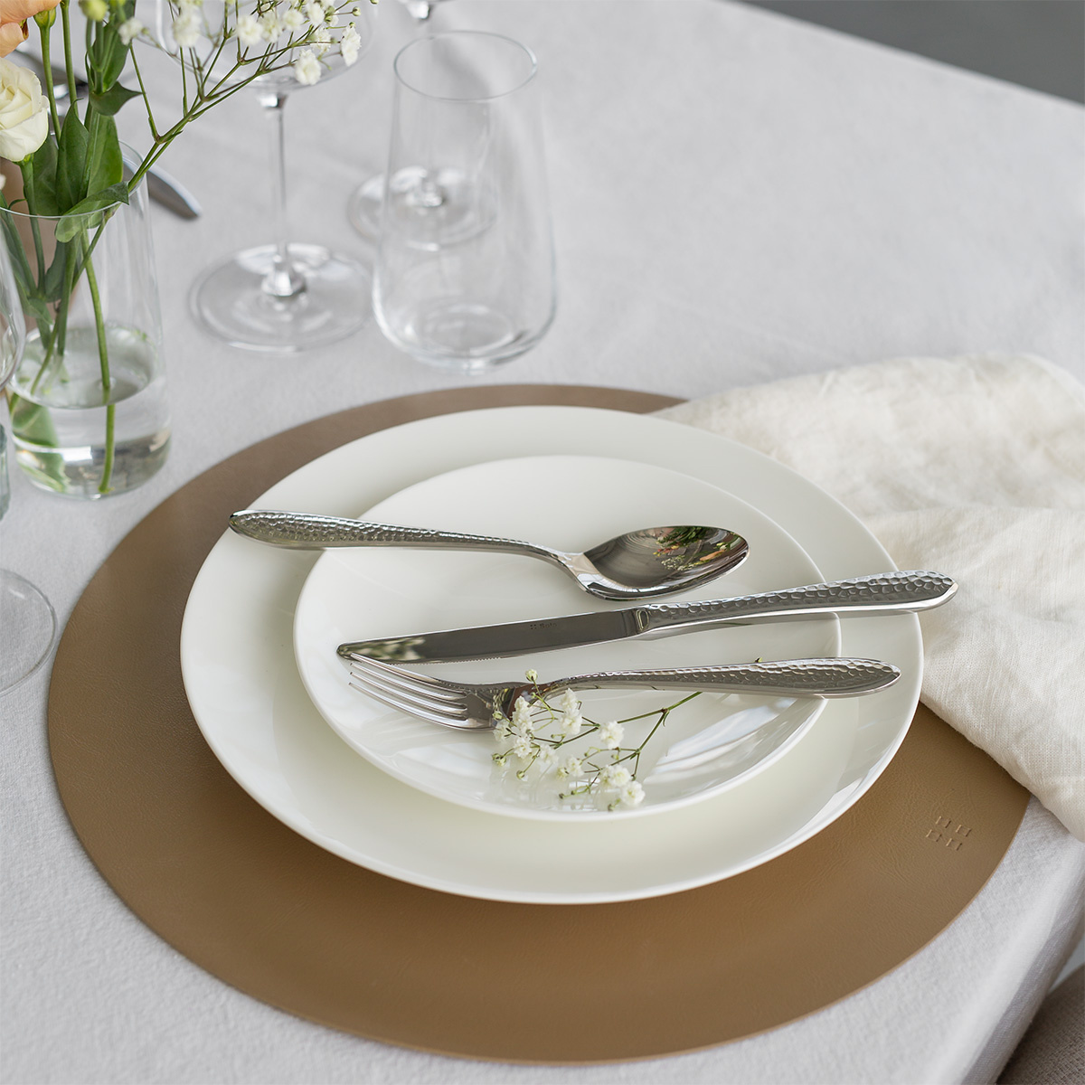 Zestaw startowy naczyń 60 el. | Premium Platinum gold