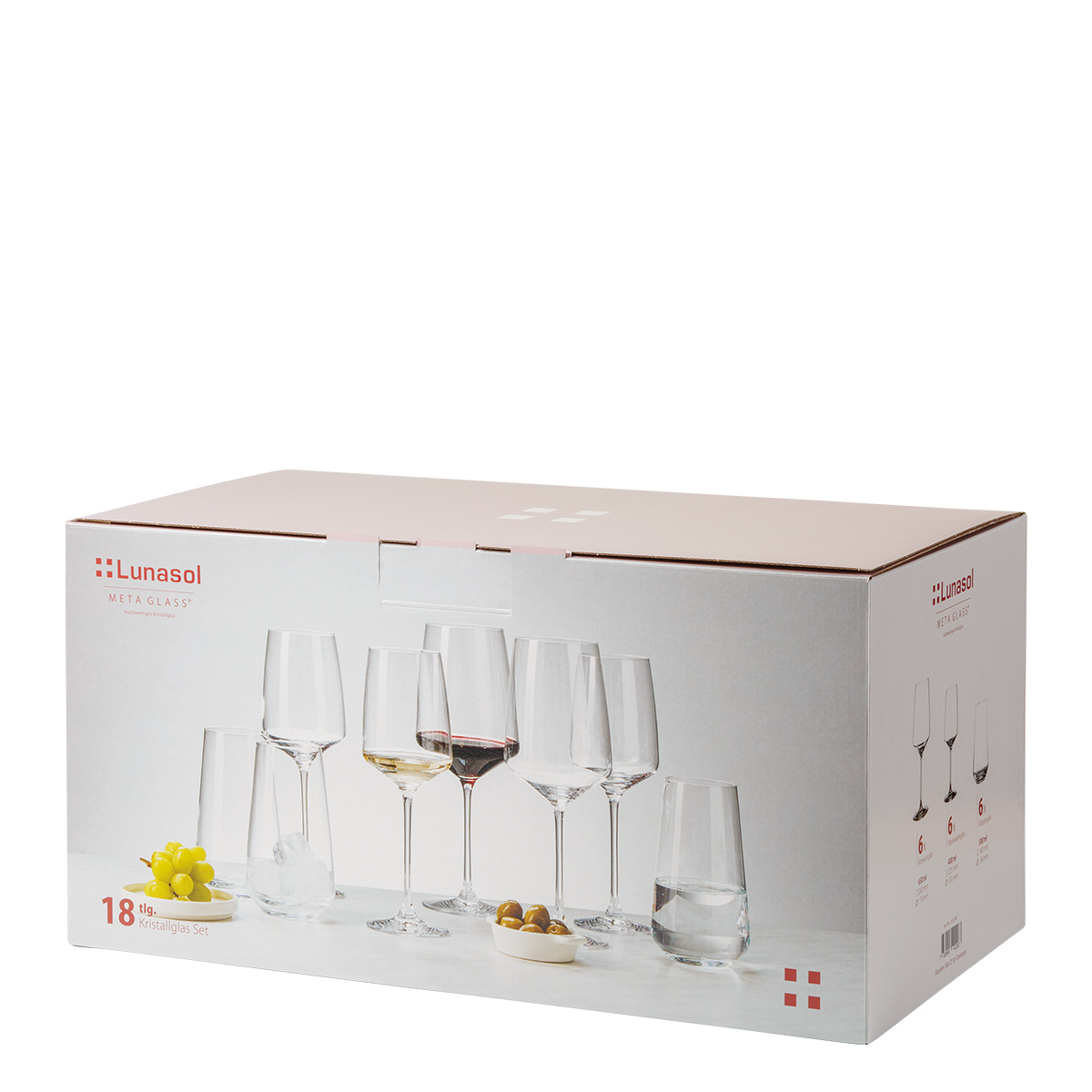 Zestaw startowy naczyń 60 el. | Premium Platinum gold