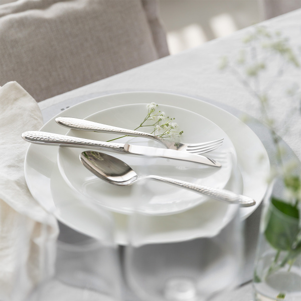 Zestaw startowy naczyń 60 el. | Premium Platinum silver