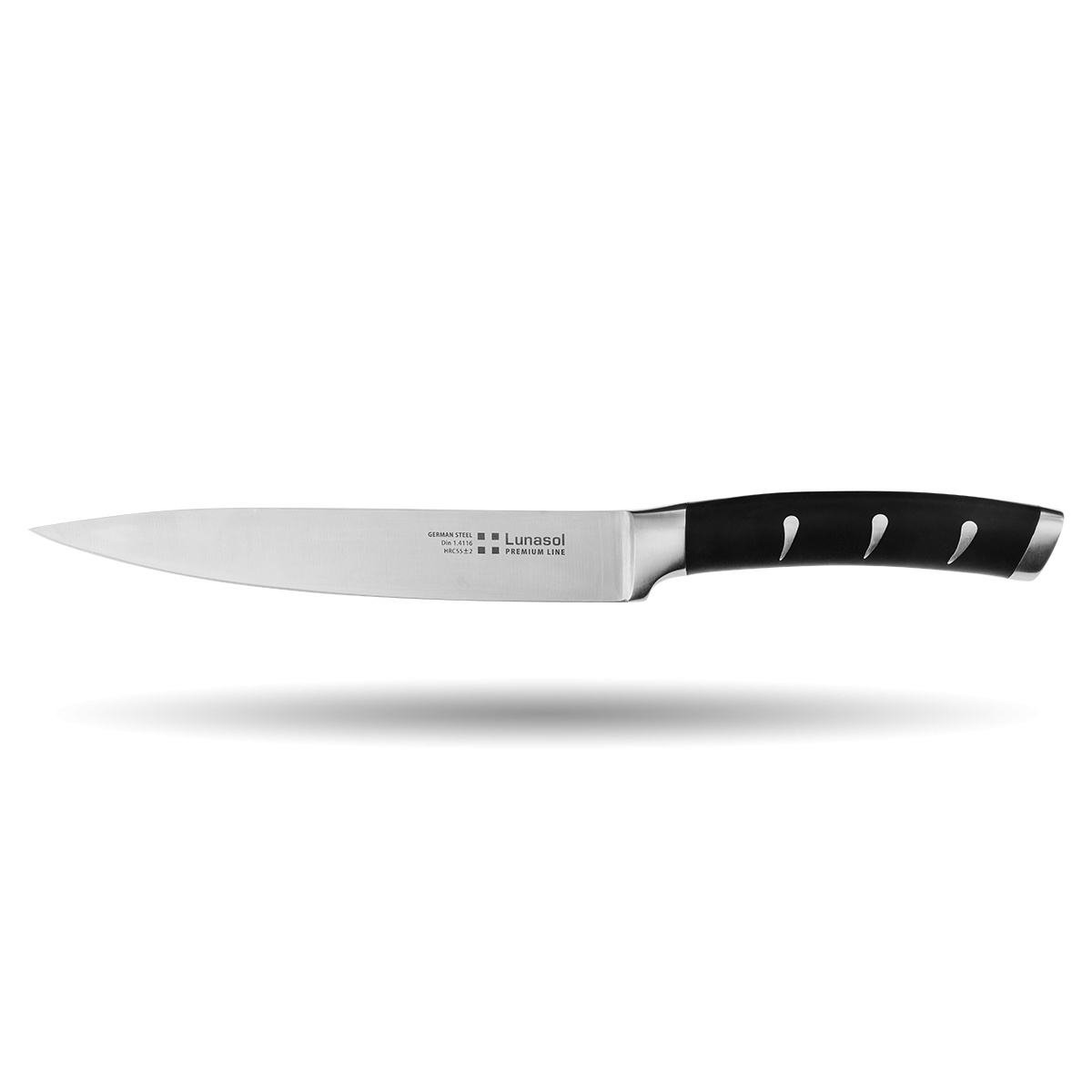 Zestaw noży w bloku z ostrzałką 7 el. - Flow Kitchen