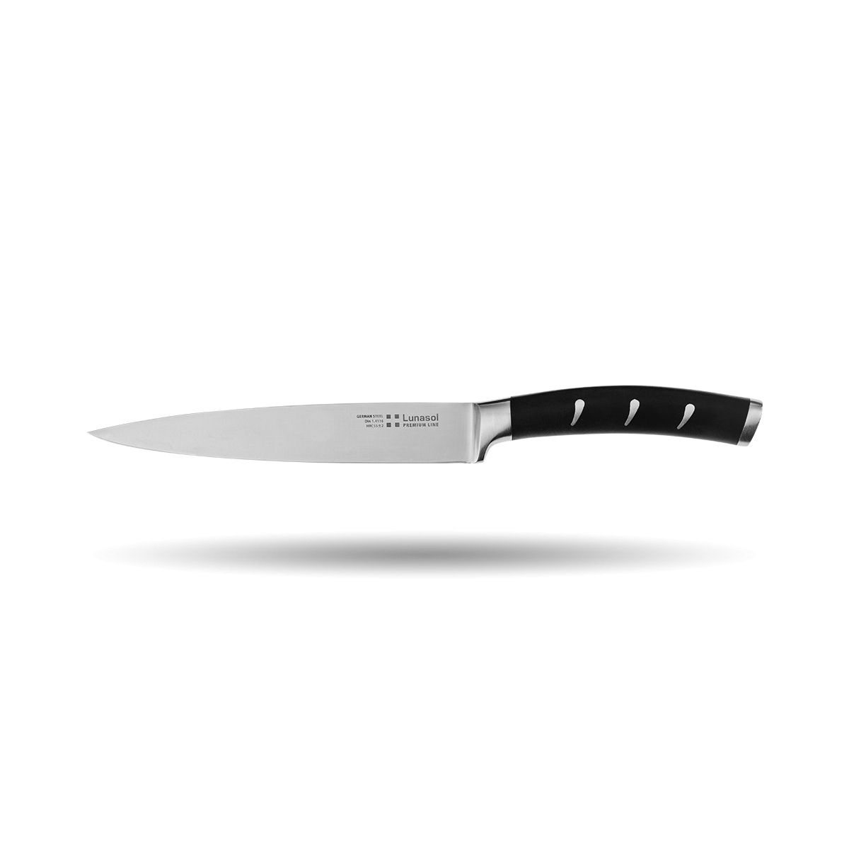 Zestaw noży w bloku z ostrzałką 7 el. - Flow Kitchen