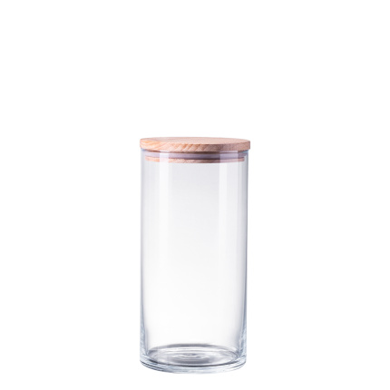 Szklany pojemnik z pokrywką 1,25 l | Basic Kitchen