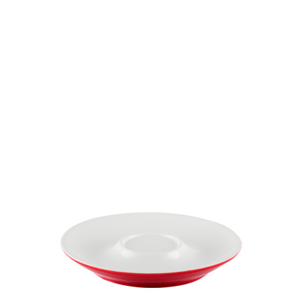 Spodek do kawy/herbaty czerwony 15 cm – RGB