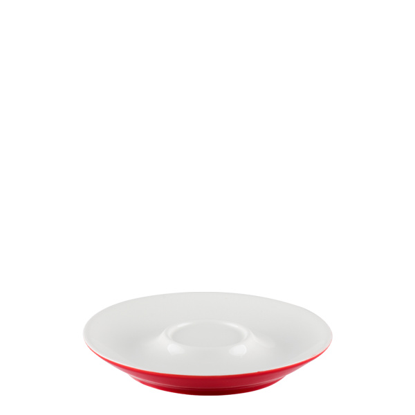Spodek do kawy/herbaty czerwony 15 cm – RGB