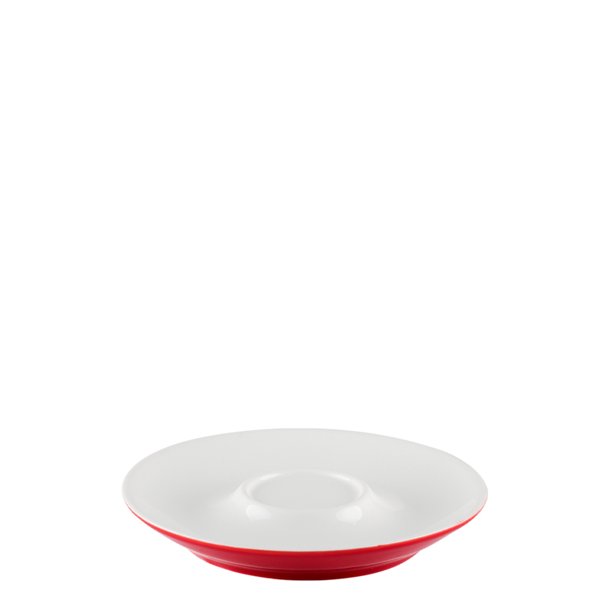 Spodek do kawy/herbaty czerwony 15 cm – RGB