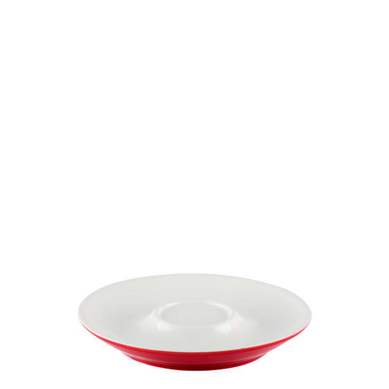 Spodek do kawy/herbaty czerwony 15 cm – RGB