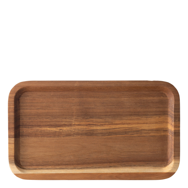Taca prostokątna duża Akacja 30 x 17,5 cm - FLOW Wooden