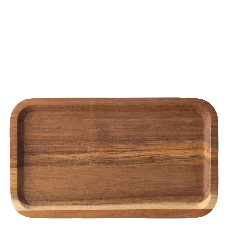 Taca prostokątna duża Akacja 30 x 17,5 cm - FLOW Wooden