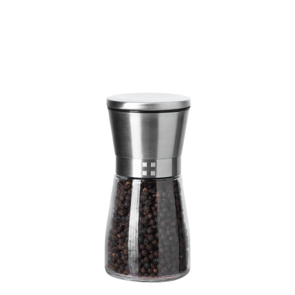 Młynek do przypraw/ziół z czarnym pieprzem, 95 g