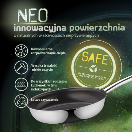 Patelnia ø 28 cm | Orion Expert Neo Lunasol