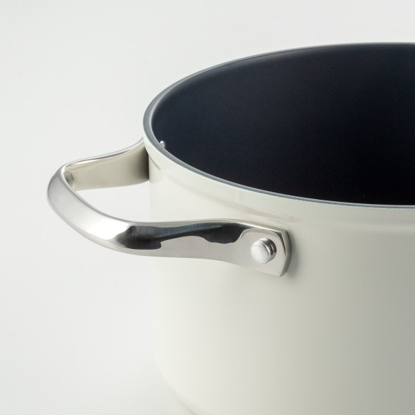 Garnek z powłoką tytanową kremowy Ø 20 cm - Saturn Terra Lunasol