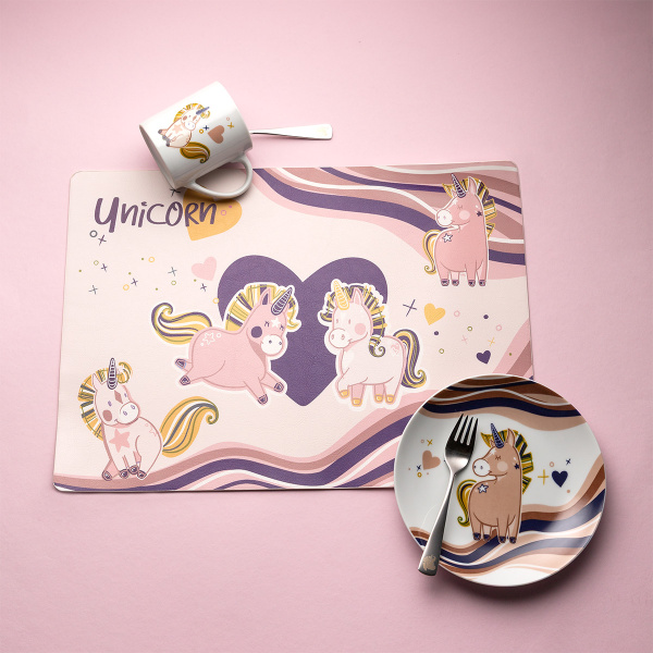 Podkładka dziecięca Unicorn 45 × 32 cm – KIDS WORLD