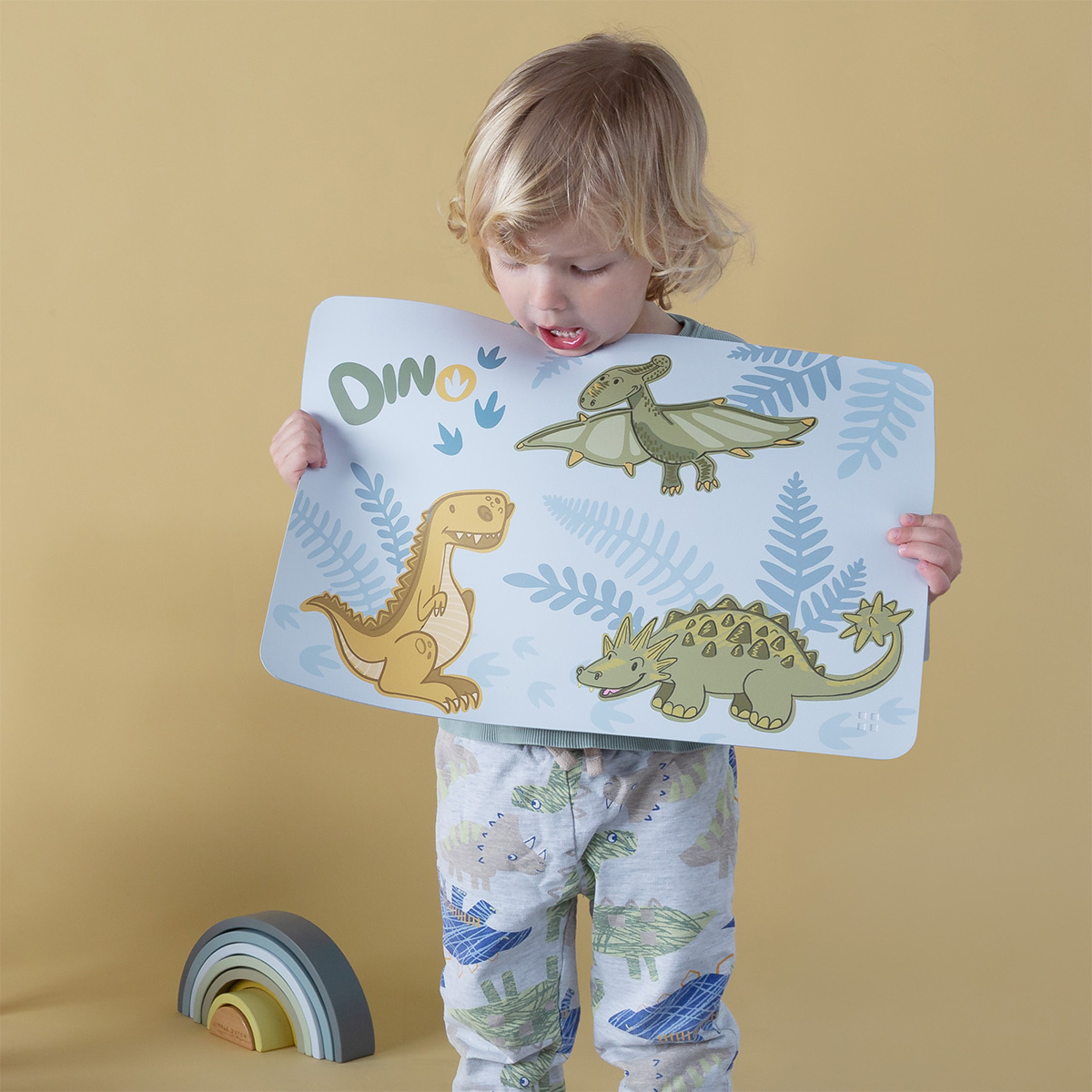 Podkładka dziecięca Dino 45 × 32 cm – KIDS WORLD