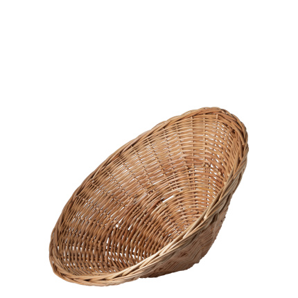 Okrągły wiklinowy kosz na chleb Ø 50 cm H: 20 cm — Flow Wicker