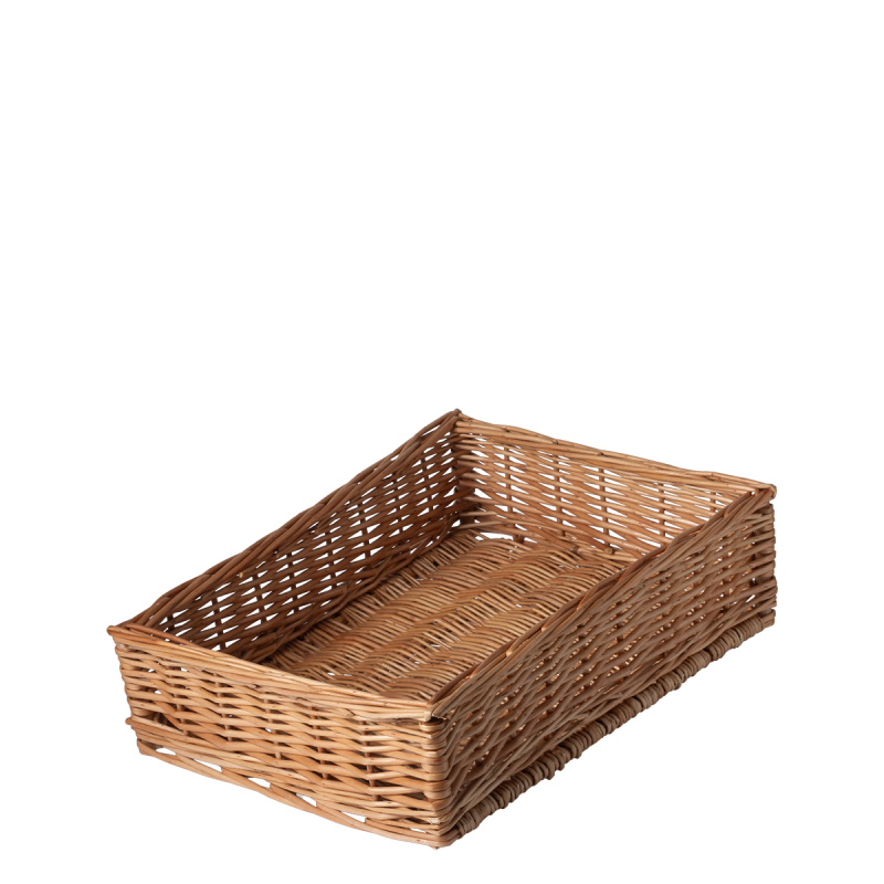 Prostokątny wiklinowy kosz na chleb 40 × 30 × 10 cm — Flow Wicker