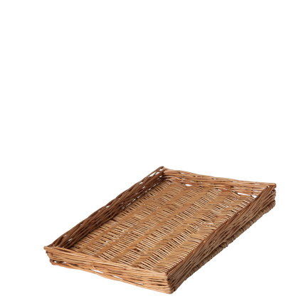 Prostokątny wiklinowy kosz na chleb 40 × 30 × 4 cm — Flow Wicker