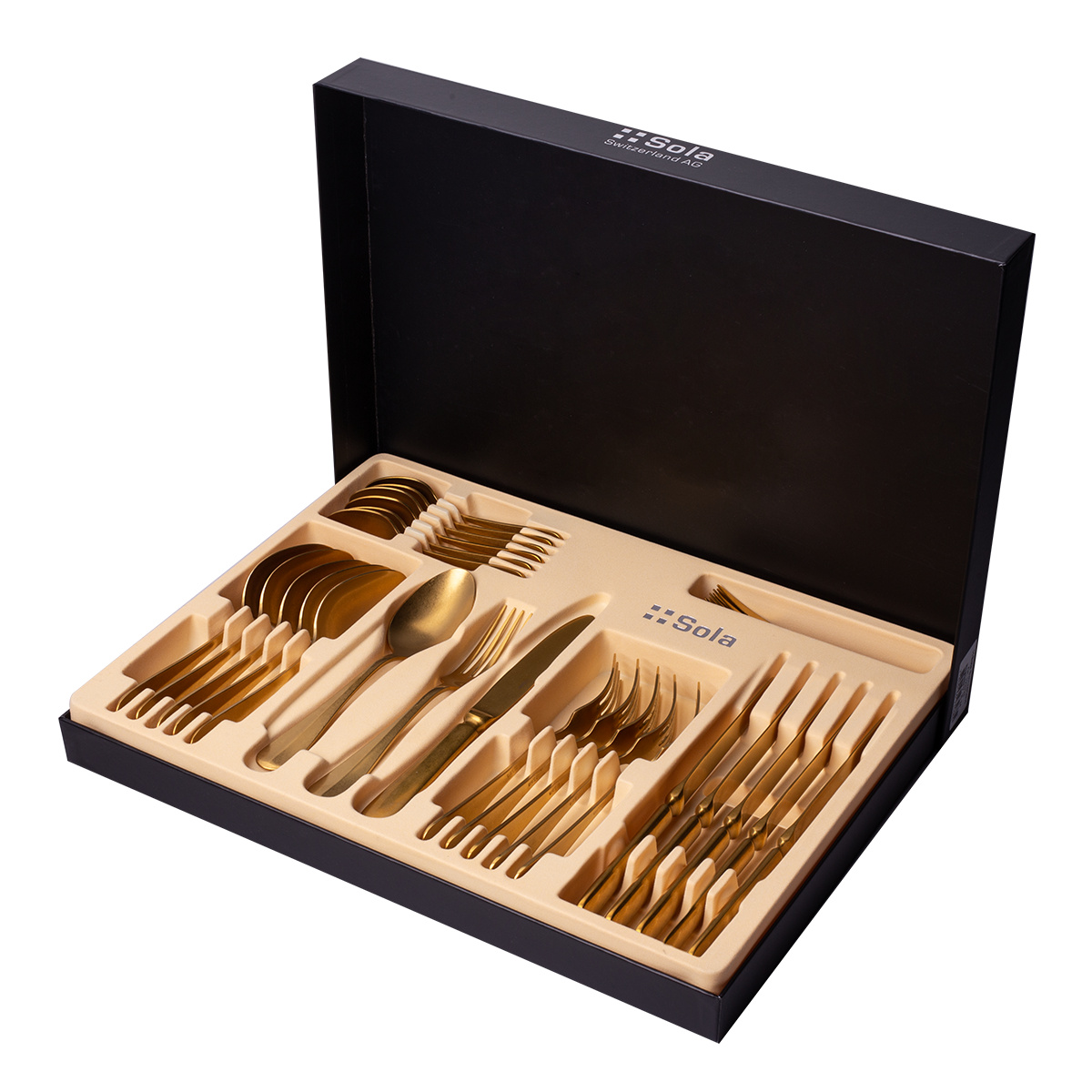 Zestaw sztućców 24 szt. - Baguette Vintage PVD Gold