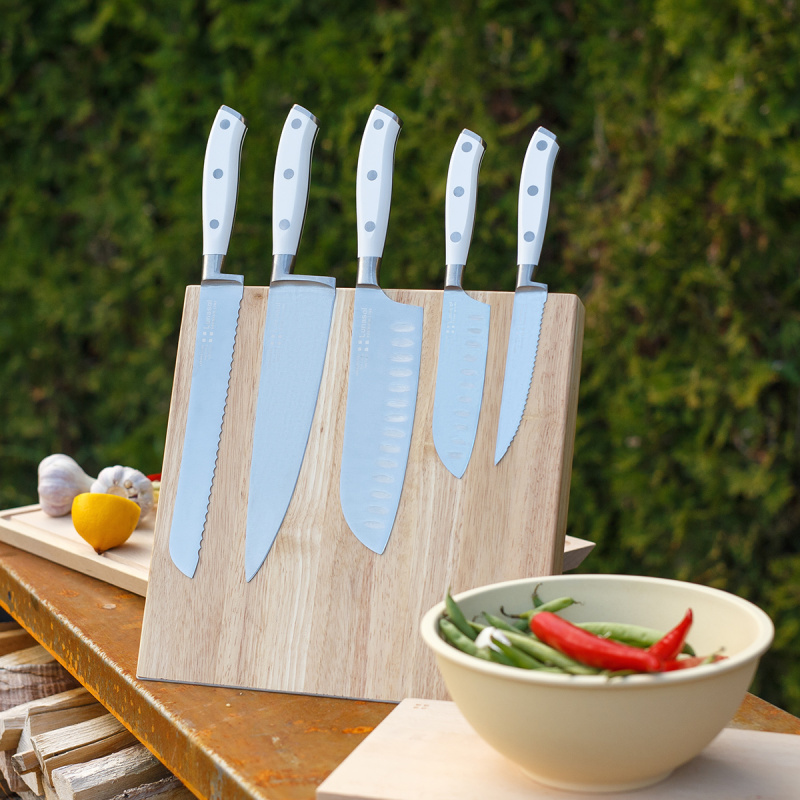 Nóż santoku duży 17,8 cm - Premium