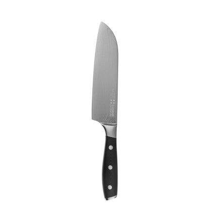 Nóż santoku ze stali damasceńskiej 18 cm - Platinum