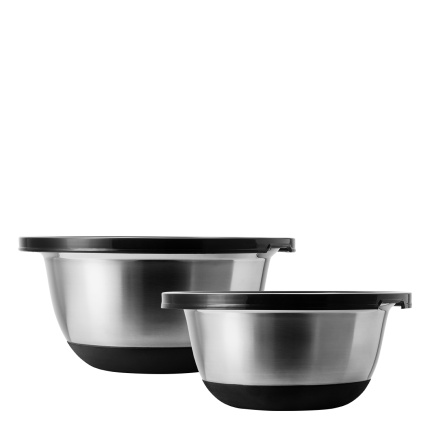 Zestaw misek do mieszania z pokrywką 4 szt. – Basic Kitchen