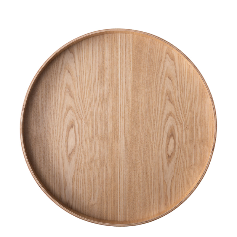 Taca okrągła Ø 40 cm, wys.: 3.5 cm – Elements Wood jesion