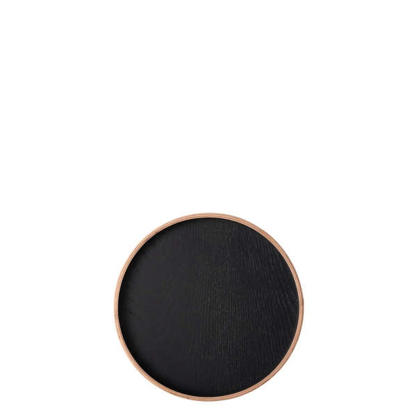 Taca okrągła Ø 22 cm, wys.: 3.5 cm – Elements Wood Wengue