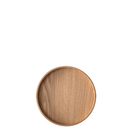 Taca okrągła Ø 22 cm, wys.: 3.5 cm – Elements Wood jesion