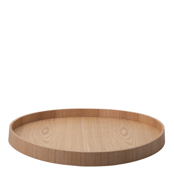 Taca okrągła Ø 40 cm, wys.: 3.5 cm – Elements Wood jesion
