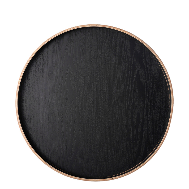 Taca okrągła Ø 40 cm, wys.: 3.5 cm – Elements Wood Wengue