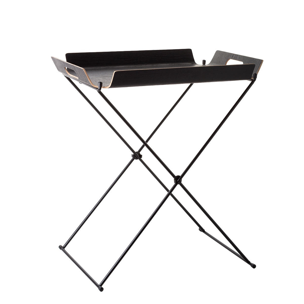 Czarny stojak 55 x 40 x 48 cm – Elements Wood