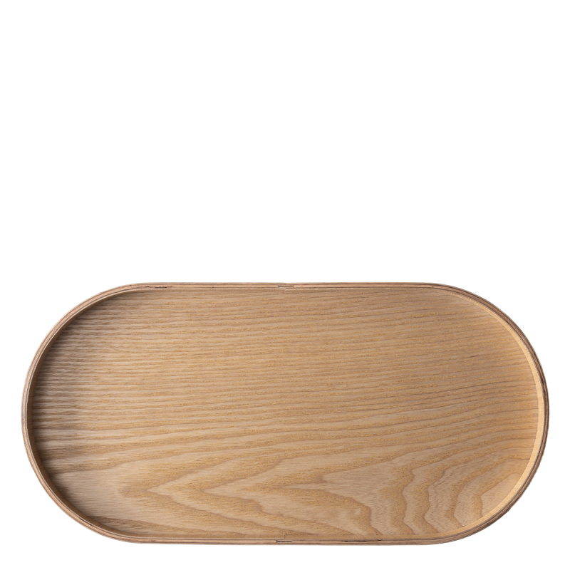 Taca owalna 40 x 20 x 3 cm – Elements Wood jesion