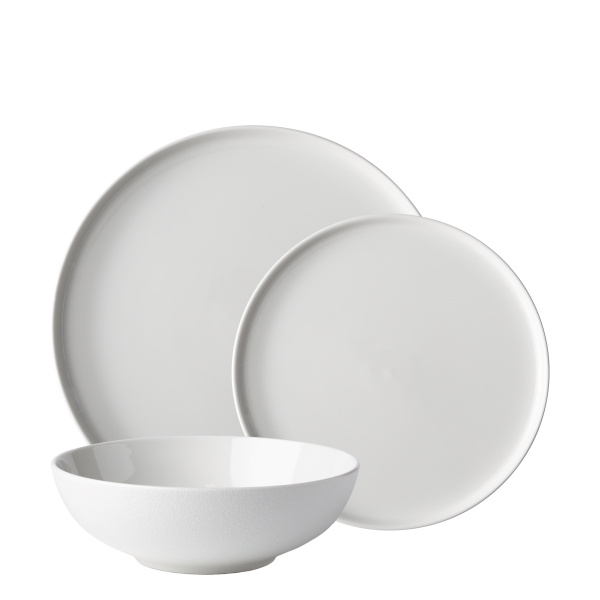 Zestaw talerzy 12 szt. — Fine Dining White
