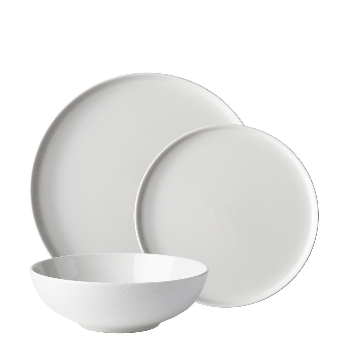 Zestaw talerzy 12 szt. — Fine Dining White