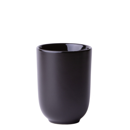Filiżanka bez ucha czarna 300 ml - Flow