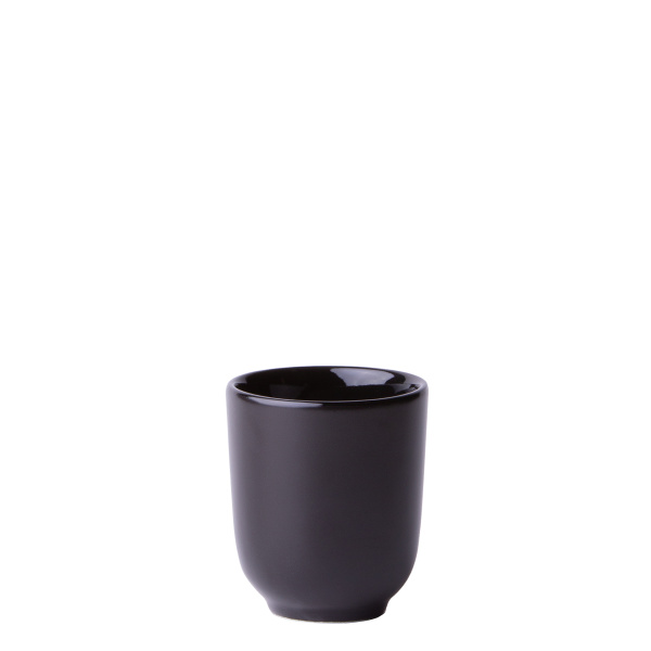 Filiżanka bez ucha czarna 80 ml - Flow