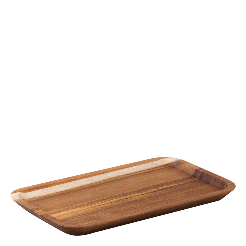 Taca prostokątna duża Akacja 30 x 17,5 cm - FLOW Wooden
