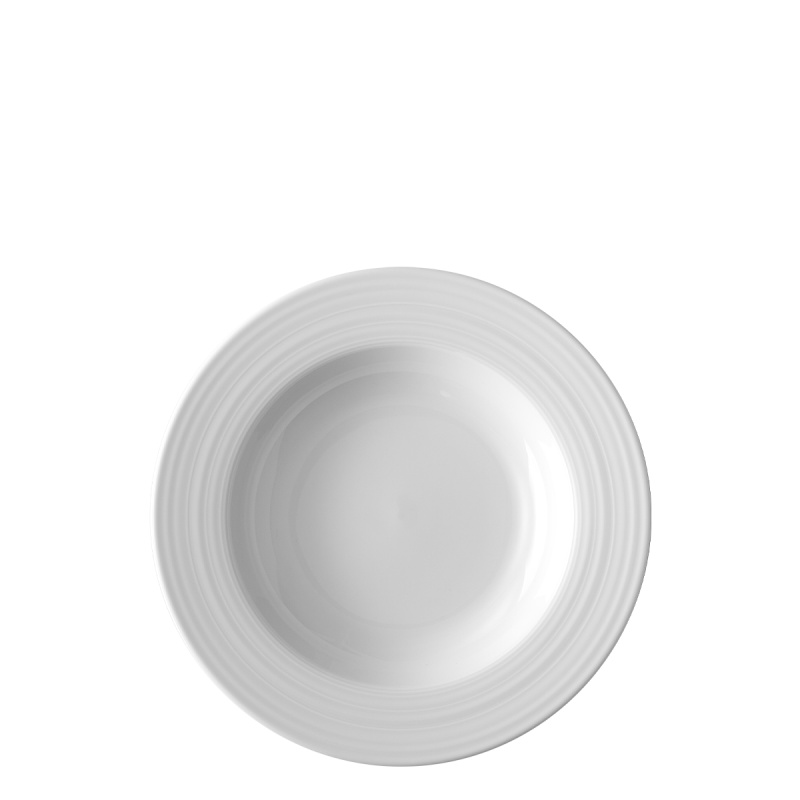 Talerz głęboki z rantem Deco 22 cm zestaw 6 szt. – UNIVERS biały