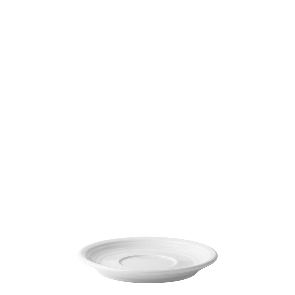 Spodek do kawy z rantem Deco 16 cm zestaw 6 szt. – UNIVERS biały